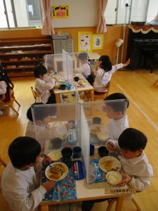 1号児　☆給食最終日☆