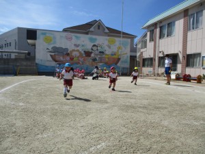 運動会の練習　頑張ってるよ！★年少組★