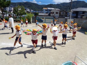 運動会の練習を頑張っているよ★年中組