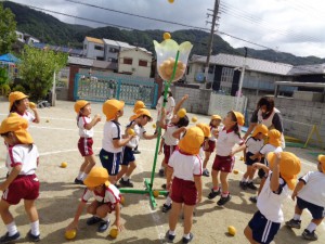 玉入れごっこ★年中組