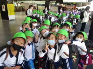 年長組　電車遠足　天王寺動物園！！