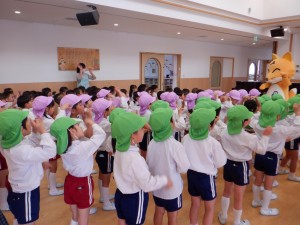 ひょこたんが幼稚園に来てくれたよ🦊✨