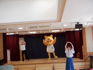 ひょこたんが幼稚園に来てくれたよ🦊✨