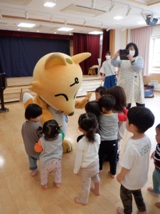 ひょこたんが幼稚園に来てくれたよ🦊✨