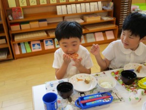 神様、美味しい食べ物をありがとう♪＊年長組＊