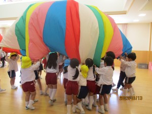 運動会のあとのクラスの様子☆年少組