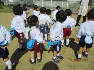 運動会のあとのクラスの様子☆年少組