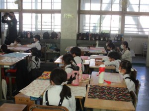 小学生と給食交流🍚年長組