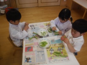 ご入園おめでとうございます。年少組スタート！！