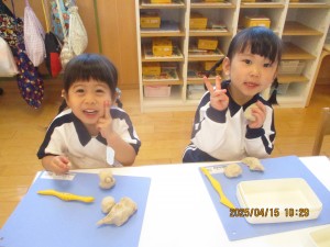 ☆年少組☆　たくさんのことに挑戦！！