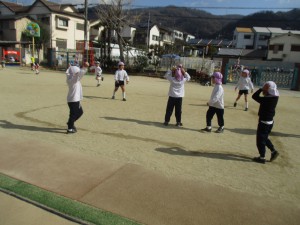 いっぱい園庭で遊んだよ♪