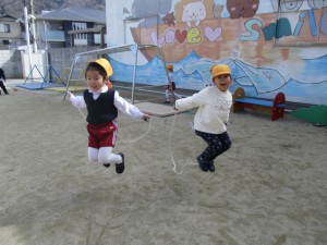 いっぱい園庭で遊んだよ♪