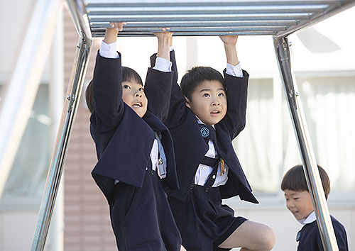 園庭自由あそび